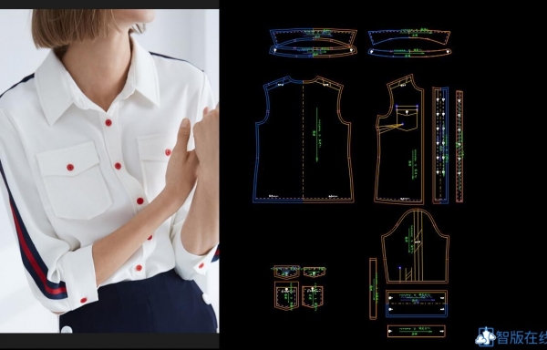 上衣46--宽合体贴袋衬衫-2课时