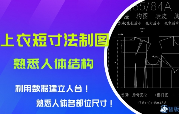 *公开课*-2.上衣原型短寸法制图