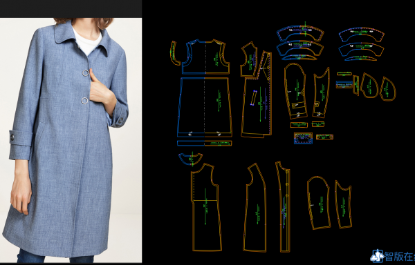 上衣45--直筒风大衣-3课时