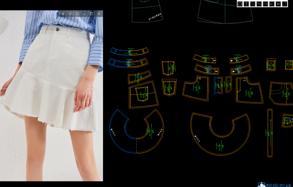 裙子07-牛仔半裙-2课时