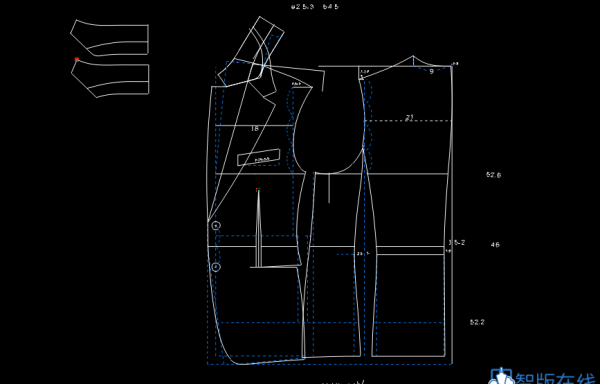 高定西装-01.高定版型-衣身部分-单排-双粒扣-平驳头