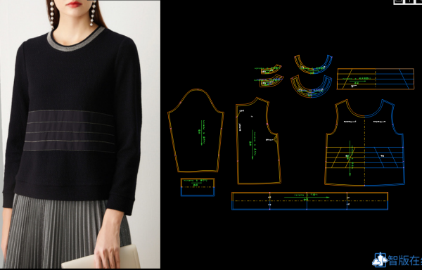 上衣52--女针织套头衫